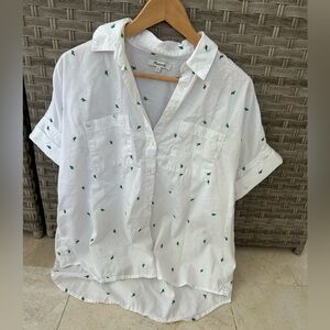Madewell white button down